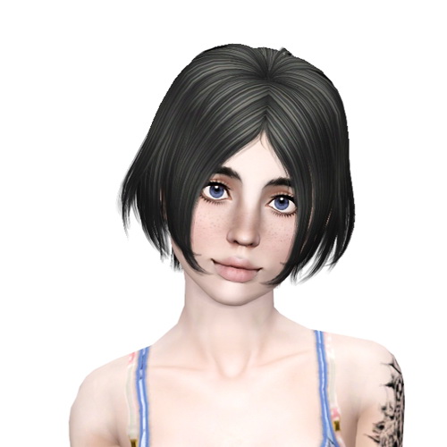 Newsea`s Hummingbird hairstyle retextured by Sjoko for Sims 3