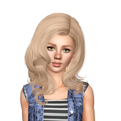 Peggy`s 0154 hairstyle retextured by Sjoko for Sims 3