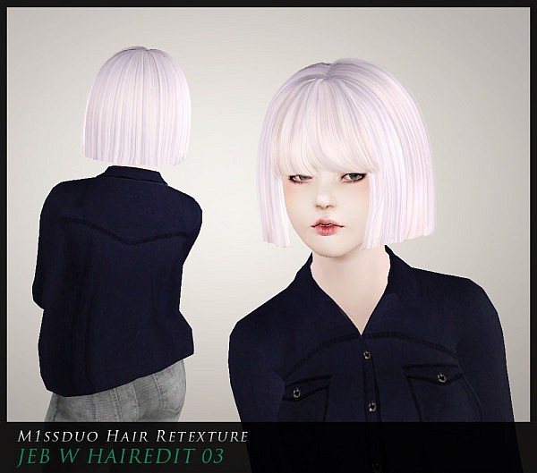  Newsea, Jeb, Peggy, Alesso, Zauma, HFO and Sintiklia hairstyles retextured by Duo for Sims 3