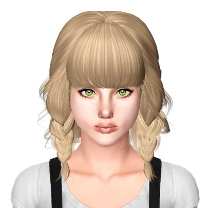 Peggy`s 0019 hairstyle retextured by Sjoko - Sims 3 Hairs