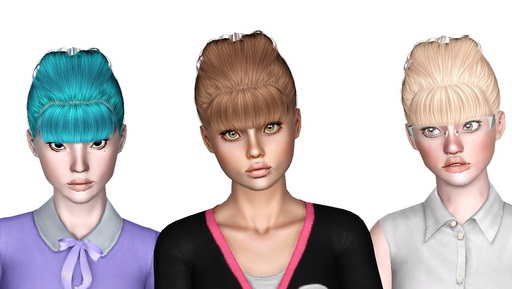 Nightcrawler 13 hairstyle retextured by Sjoko for Sims 3