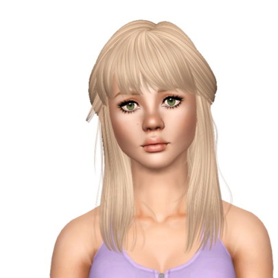 Newsea`s Voyager hairstyle retextured by Sjoko - Sims 3 Hairs