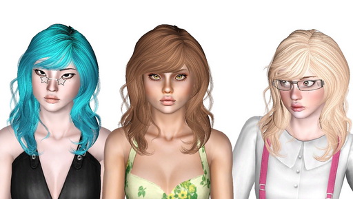 NewSea`s Chihuahua hairstyle retextured by Pixelated Zombies for Sims 3