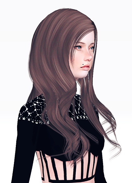 Alesso`s Urban slightly curled tips hairstyle retextured by Jas for Sims 3