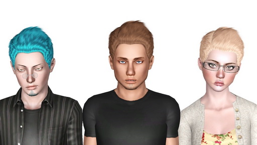 Crepe hairstyle Cazys DeAngelo retextured by Sjoko for Sims 3