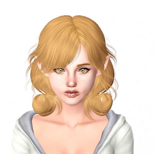 Newsea`s Papaya hairstyle retextured by Sjoko for Sims 3