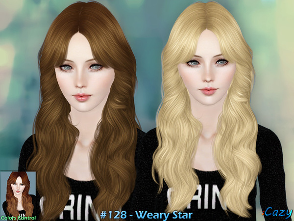 Weary Star hairstyle by Cazy  for Sims 3
