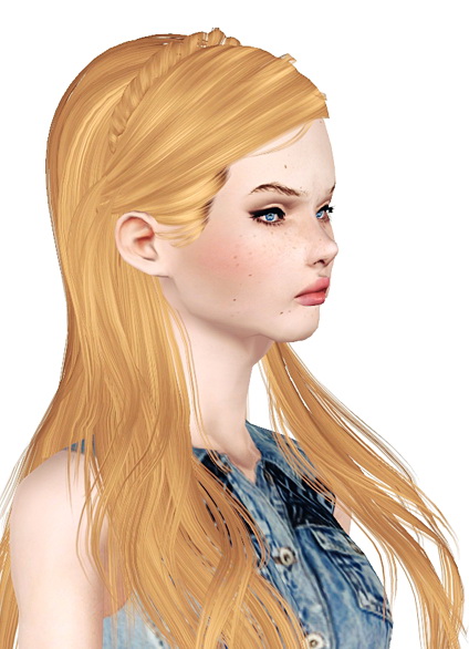 Braided crown NewSea`s Monochrome retextured by Jas for Sims 3