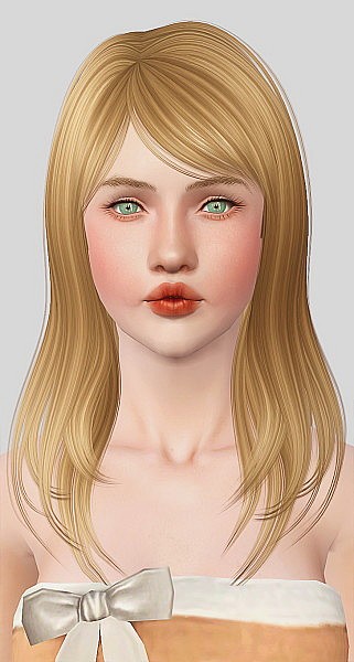 Alesso`s Ana hairstyle retextured by Imamii for Sims 3