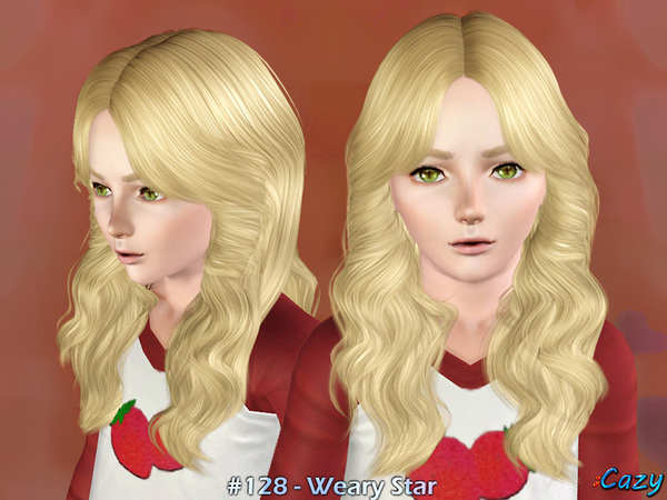 Weary Star hairstyle by Cazy  for Sims 3