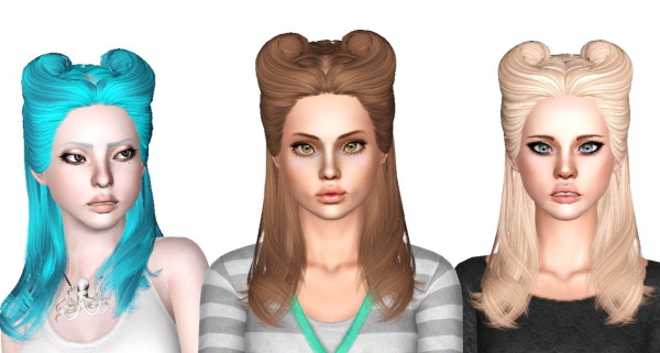 Butterflysims 82 horny hairstyle retexured by Sjoko for Sims 3