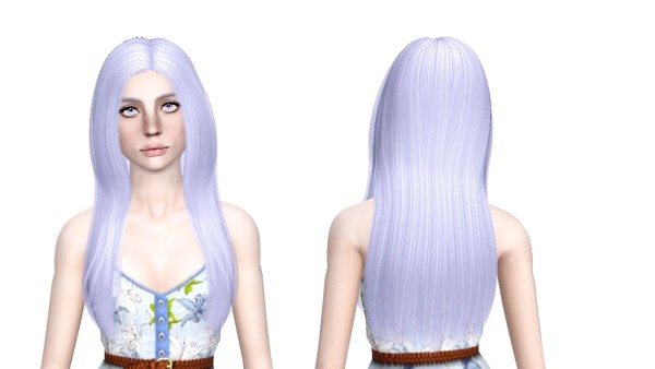 Cazy`s Over the Light middle parth hairstyle retextured by Sjoko for Sims 3