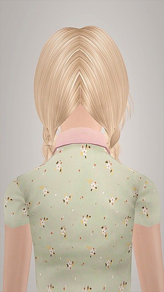 Skysims 163  hairstyle retextured by Imamii for Sims 3
