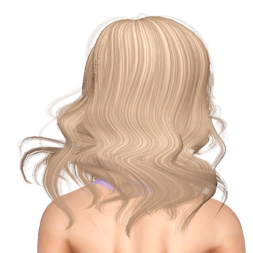 Newsea`s Luna hairstyle retextured by Sjoko for Sims 3