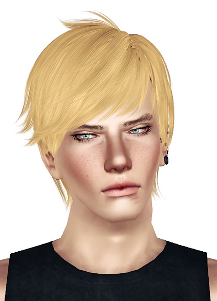 Fringed ultimate hairstyle Skysims 108 retextured by Jas for Sims 3