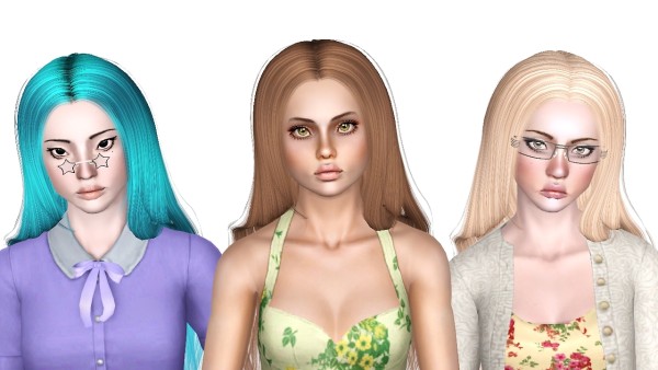 Cazys Moonchild hairstyle retextured by Sjoko for Sims 3