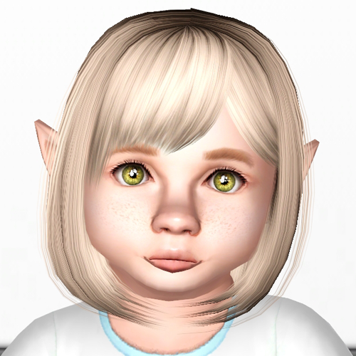 Zauma’s Midnight hairstyle retextured by Sjoko for Sims 3