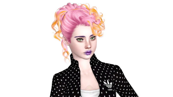 Newsea`s Disco Heaven and Rachel hairstyle retextured by Sjoko for Sims 3