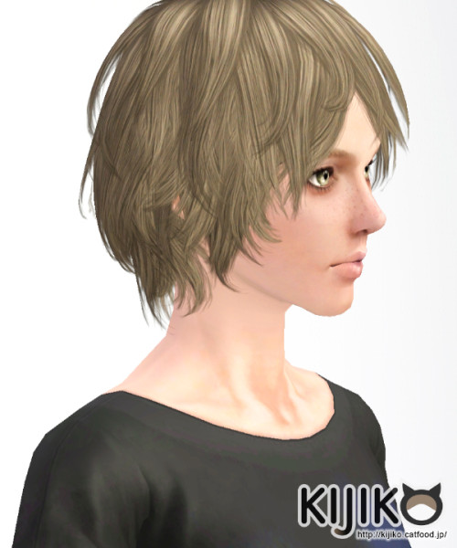 Hazelnut hairstyle by Kijiko for Sims 3