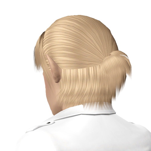 Thin hairstyle Raonjena 029 retextured by Sjoko for Sims 3
