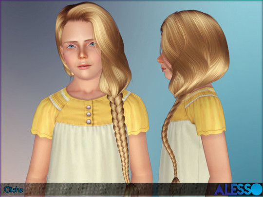 sims 4 maxis match short braided hair