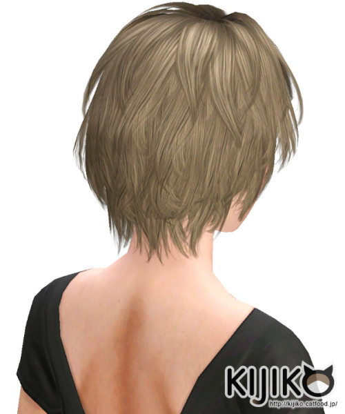 Hazelnut hairstyle by Kijiko for Sims 3
