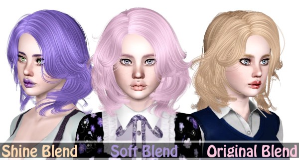 Newsea`s Erica hairstyle retextured by Sjoko for Sims 3