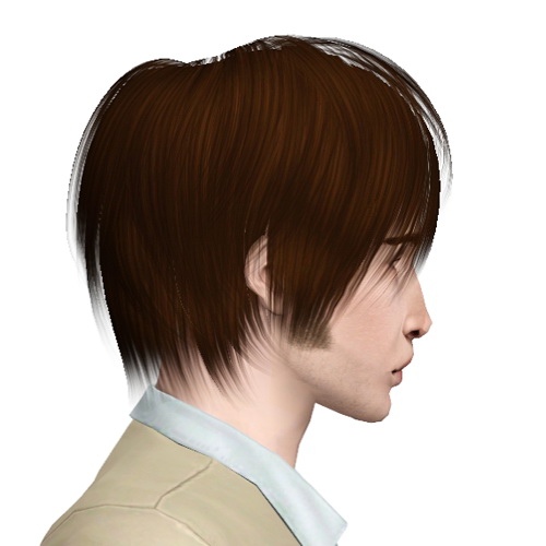 Casual hairstyle Raonjena 01 retextured by Sjoko for Sims 3