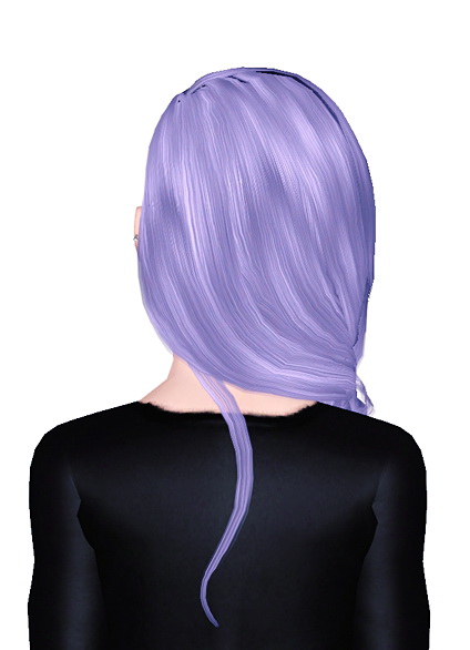 Modish Kitten Side Swiped hairstyle retextured by Jas for Sims 3