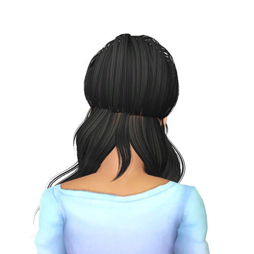 Braided crown hairstyle Skysims 152 retextured by Sjoko for Sims 3
