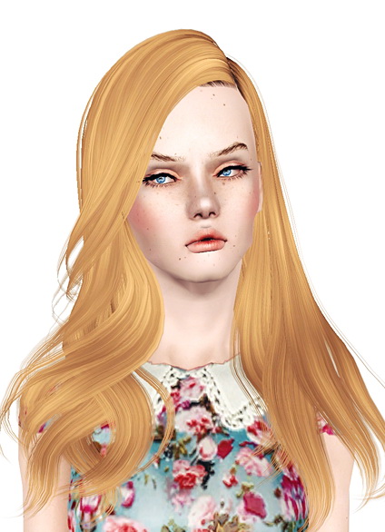 Naturally hairstyle NewSea`s Shaine retextured by Jas for Sims 3