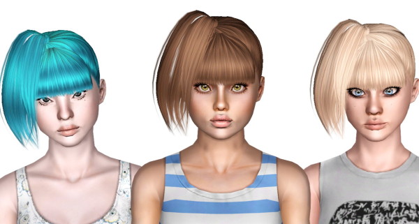 Zauma`s Stereo hairstyle retextured by Sjoko for Sims 3