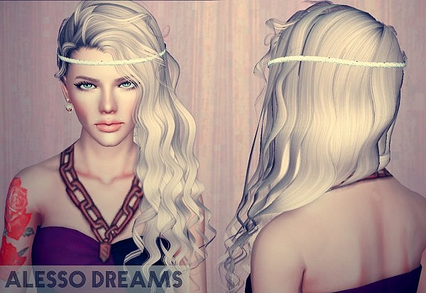 Alesso Dreams, Skysims 194, Elexis QourraTronLegacy hairstyle retextured by WhiteCrow for Sims 3
