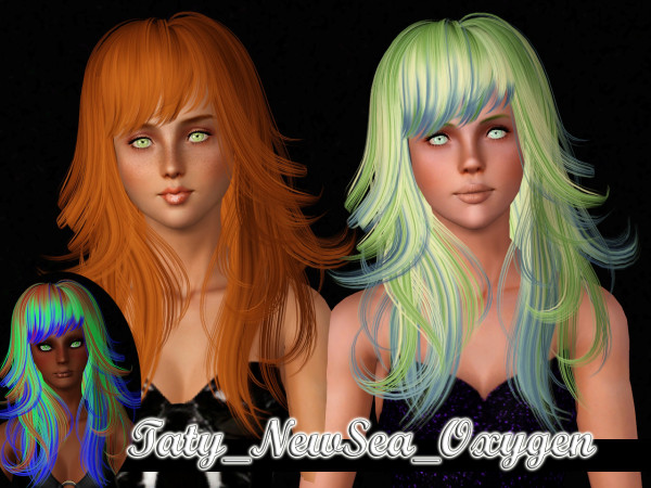 Newsea`s hairstyles retextured by Taty for Sims 3