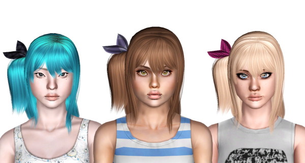  Zauma`s Heartafilia hairstyle retextured by Sjoko for Sims 3