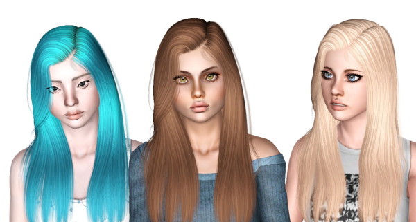 Alesso`s Eve hairstyle retextured by Sjoko for Sims 3