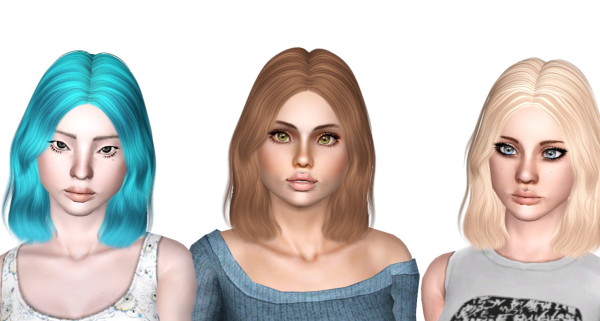 Nightcrawler 14 hairstyle retextured by Sjoko for Sims 3