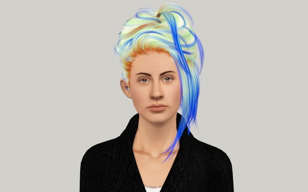 Newseas Crazy Love hairstyle retextured by FANASKHER for Sims 3