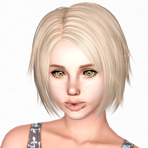 Butterfly Sims 62 hairstyle retextured by Sjoko - Sims 3 Hairs