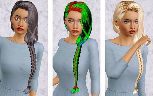Alesso`s Cliche hairstyle retextured by Beaverhausen for Sims 3