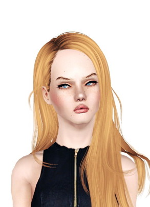 Newsea`s Terra and Picky Pikachu hairstyle retextured by Jas - Sims 3 Hairs