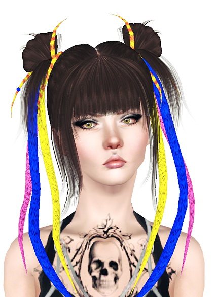 Sintiklia`s JENNA hairstyle retextured by Jas for Sims 3
