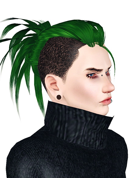 77 crazy hairstyle retextured by Jas for Sims 3