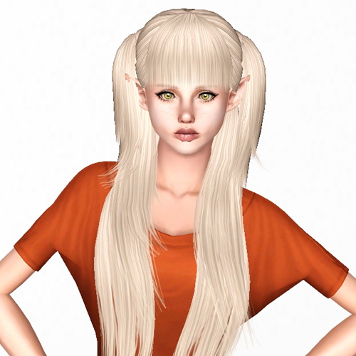 XMSims 05 hairstyle retextured by Sjoko for Sims 3