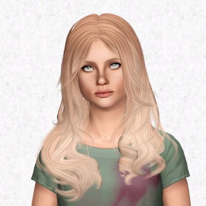 Newsea` Caine hairstyle retextured by Sjoko - Sims 3 Hairs