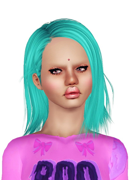 Newsea`s Terra and Picky Pikachu hairstyle retextured by Jas for Sims 3