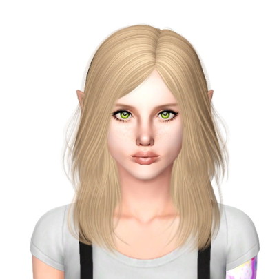 Cazy`s Autumn Wind hairstyle retextured by Sjoko - Sims 3 Hairs