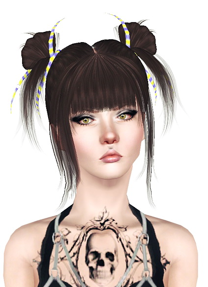 Sintiklia`s JENNA hairstyle retextured by Jas for Sims 3