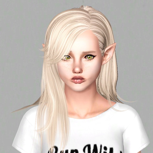 Newsea`s Amanda hairstyle retextured by Sjoko for Sims 3
