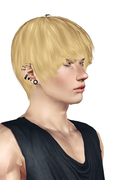 Tomboy hairstyle Belphegor Hairstyle Kisei retextured by Jas for Sims 3
